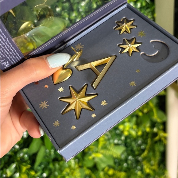 Anthropologie Gold Star & Moon Candle Charm Set - Picture 5 of 5